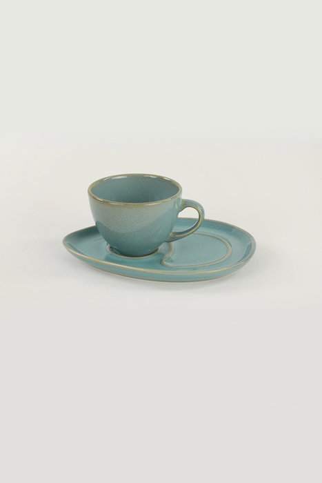 Hermia Juego de tazas de café Turquesa Hermia Juego de tazas de café Turquesa